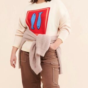 Sardine crew neck sweater